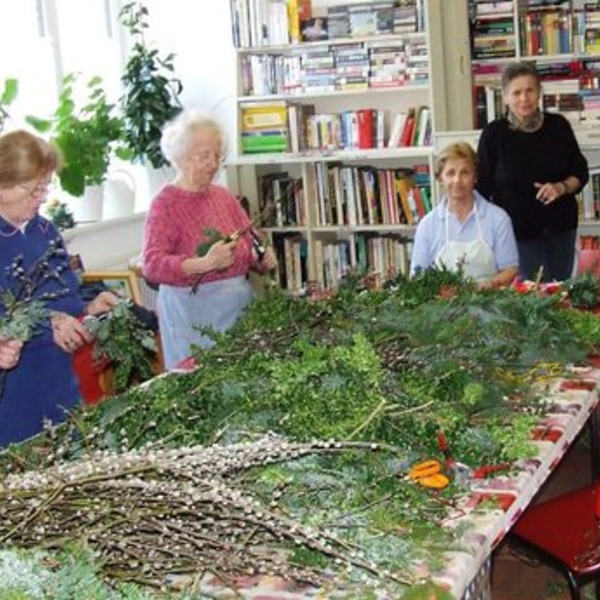 Palmbuschenbinden