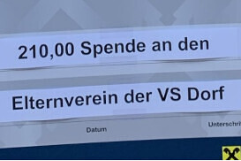 Spende an den Elternverein