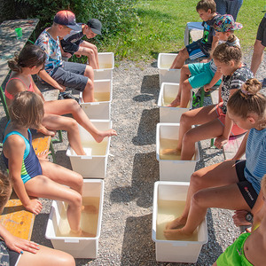 Freitag: Wasserspiele auf dem Weg zum Froschkönig 