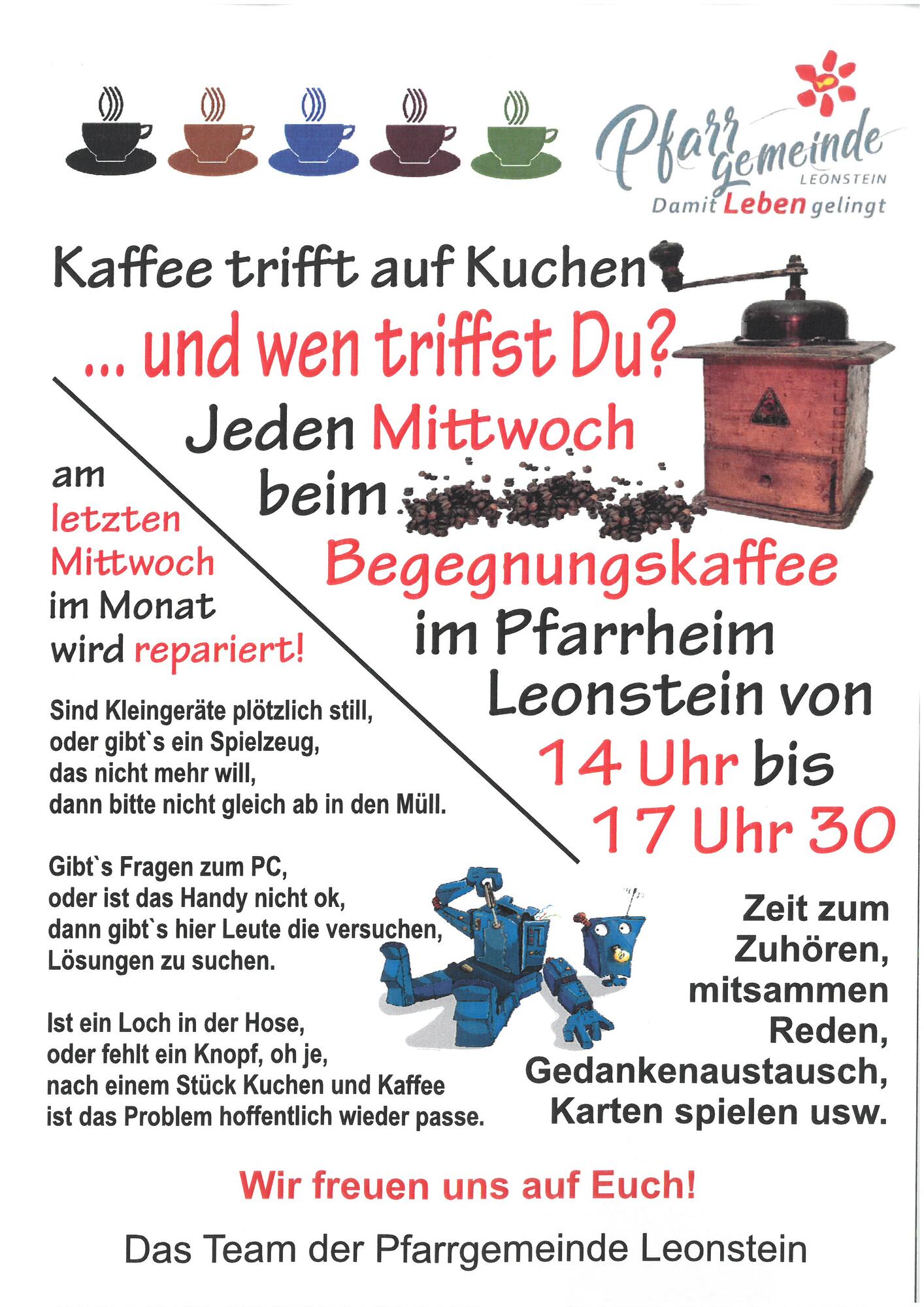 Begegnungs- u. Reparaturkaffee